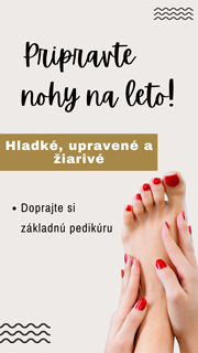 Krásne nohy na leto. Pedikúra Nikiped Košice.